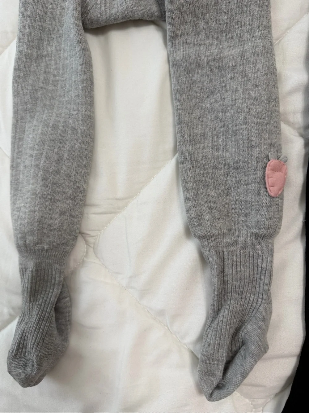 Kids Ribbed Tights Bundle Size 4-5Y Unisex Fall Winter 4 Pairs